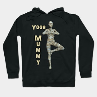 Yoga Mummy Tree Pose Hoodie